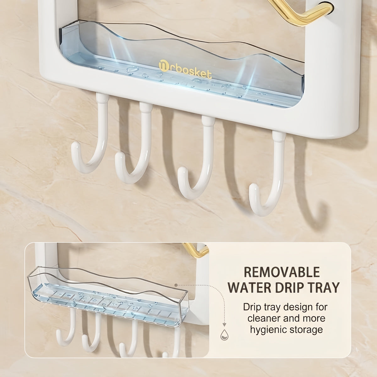Wall Pot Lid Rack