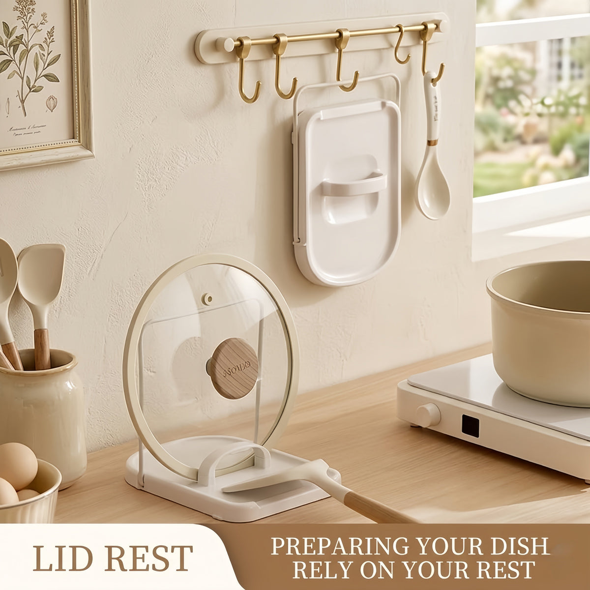 Foldaway Pot Lid Rack