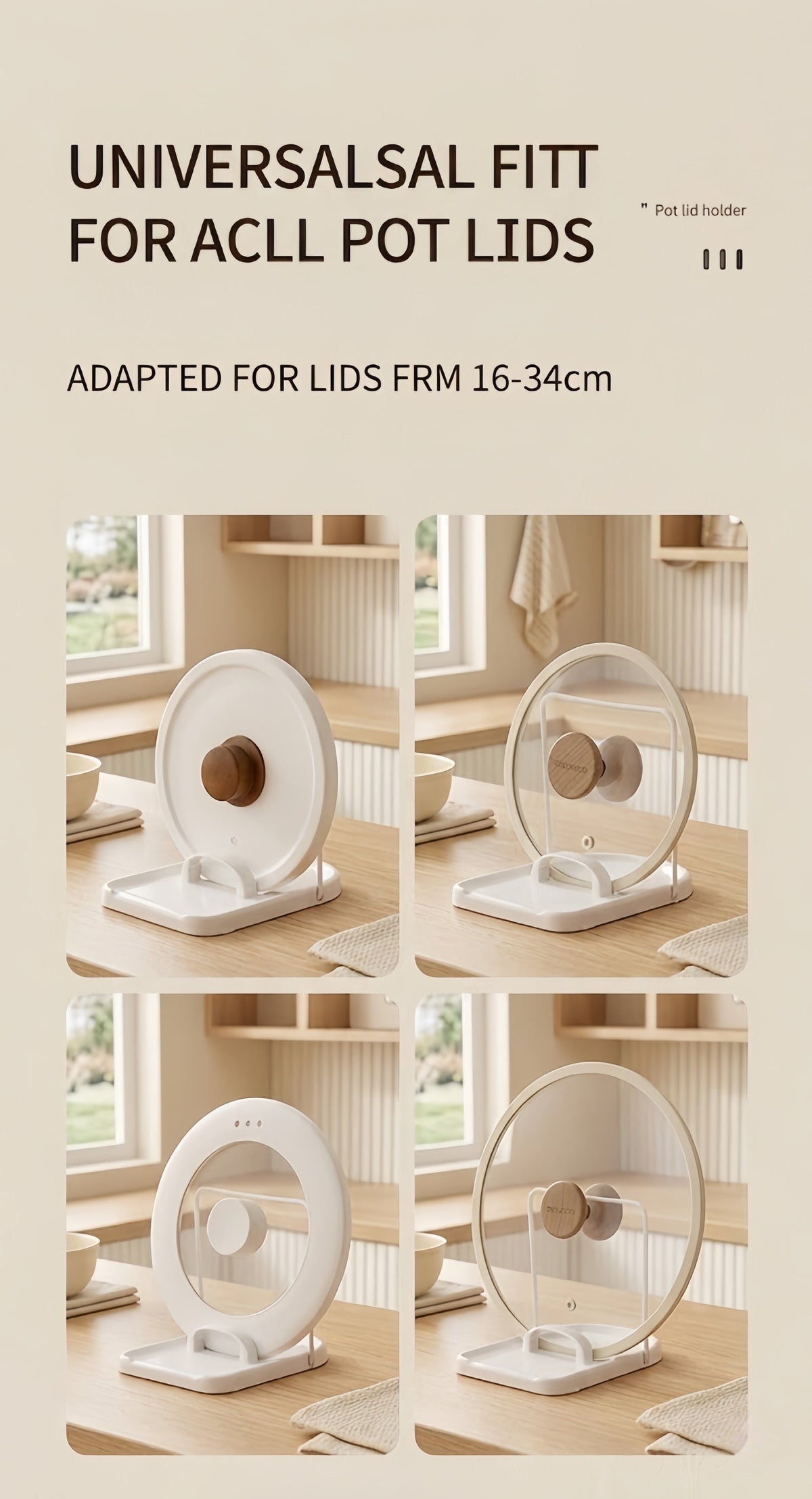 Foldaway Pot Lid Rack