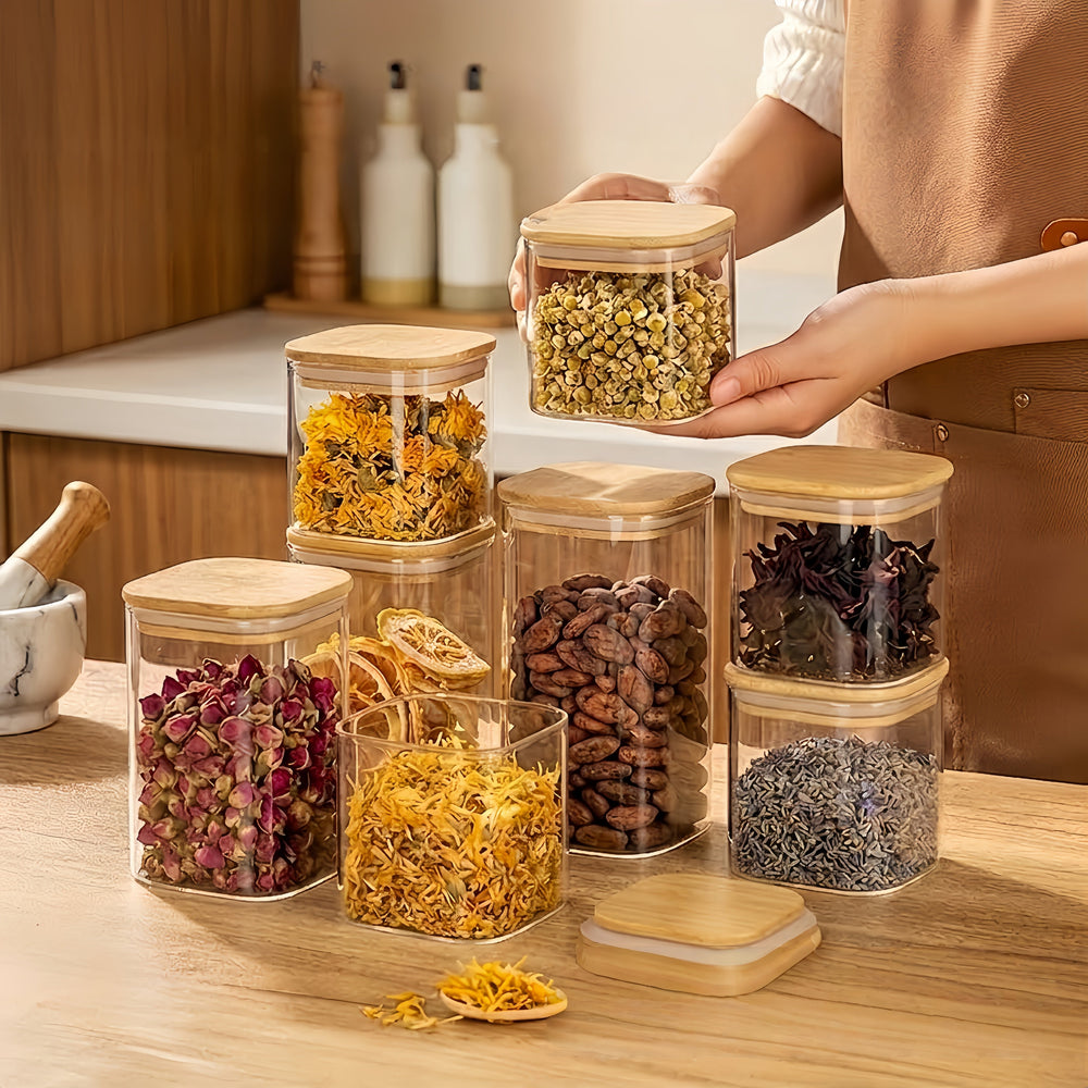 Bamboo Pantry Jar